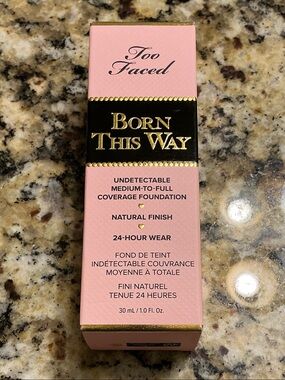 Too Faced Born This Way Natural Finish Foundation NIB - Nude